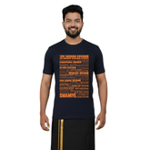 BestyPop Men’s Graphic Print Round Neck T-Shirt- Ayyappan (170 GSM single jersey)