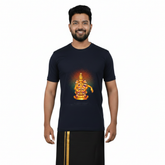 BestyPop Men’s Graphic Print Round Neck T-Shirt- Ayyappan (170 GSM single jersey)