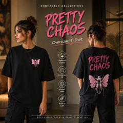 BestyPop Women’s Oversized T-Shirt - Pretty Chaos