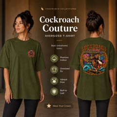 BestyPop Women’s Oversized T-Shirt - Cockroach Couture