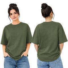 BestyPop Women’s Oversized Plain T-Shirt