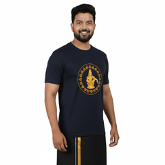 BestyPop Men’s Graphic Print Round Neck T-Shirt- Ayyappan