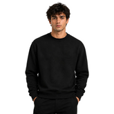 BestyPop Men’s Plain Round Neck Sweatshirt