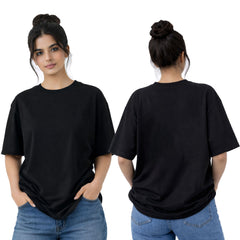 BestyPop Women’s Oversized Plain T-Shirt