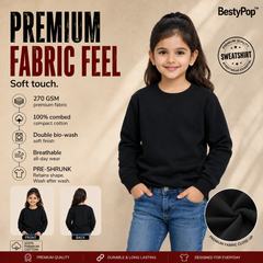 BestyPop Girl’s Round Neck Sweatshirt