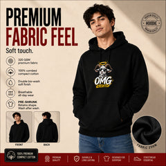 Freethinker | Arif - Men's Hoodies (320 GSM 3-thread loop knit, unbrushed fabric)