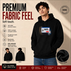 Freethinker | Arif Men's Equality Hoodies - (320 GSM 3-thread loop knit, unbrushed fabric)