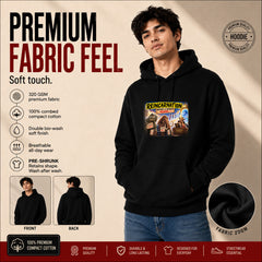 Freethinker | Arif Men's Reincarnation Hoodies - (320 GSM 3-thread loop knit, unbrushed fabric)