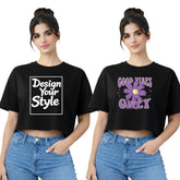 BestyPop Women’s Oversized Crop Top-Customise