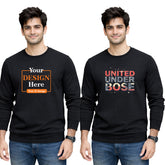Bestypop Men Round Neck sweatshirt T-shirt – Customize
