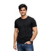 BestyPop Men’s Plain Round Neck T-Shirt