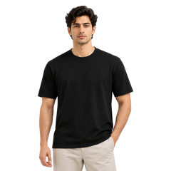 Men’s Plain Round Neck T-Shirt - 200 GSM Supima cotton Single Jersey
