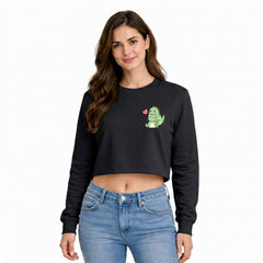 BestyPop Women’s Oversized full Sleeve Crop Top