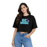 BestyPop Women’s Oversized Half Sleeve Crop Top