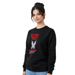 BestyPop Women’s Graphic Print Round Neck Sweatshirt - 270 GSM