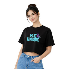 BestyPop Women’s Oversized Half Sleeve Crop Top