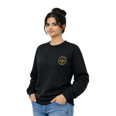BestyPop Women’s Graphic Print Round Neck Sweatshirt - 270 GSM