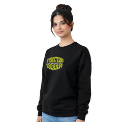 BestyPop Women’s Graphic Print Round Neck Sweatshirt - 270 GSM