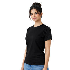 BestyPop Women’s Plain Round Neck T-Shirt