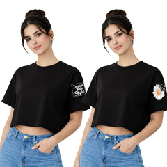BestyPop Women’s Oversized Crop Top-Customise