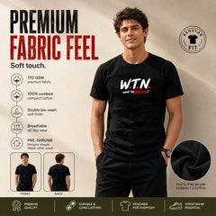 Freethinker | Arif Men's WTN Crew Neck T-Shirt - (170 GSM single jersey)