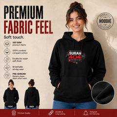 Freethinker | Arif Men's Surah 404 Hoodies - (320 GSM 3-thread loop knit, unbrushed fabric