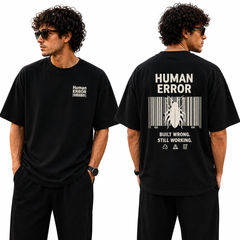 BestyPop Men’s Oversized T-Shirt - Human Error