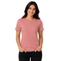 Women’s Plain Round Neck T-Shirt - 200 GSM Supima cotton Single Jersey