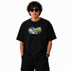 Freethinker | Arif Men's Placebo Crew neck Oversized T-Shirt - (225 GSM heavyweight fabric)