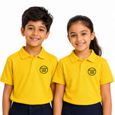Demo Listing - Kid's unisex Polo House Colours School Uniform T-Shirt - 200GSM Mars Pique fabric (100% Micro Polyester) - Style Code: 1025