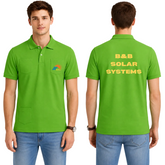 Mars Polo Half Sleeve T-shirt - B&B Solar System (200 GSM premium Mars Pique fabric)