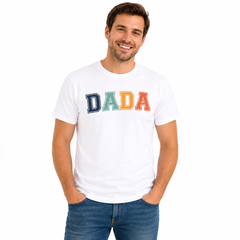 Family Matching Round Neck T-Shirt for Dad – Dada- (170 GSM) single jersey