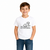 Lion Family Matching Round Neck T-Shirt for Son –The Little King- (170 GSM) single jersey