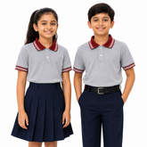 Kids’ Unisex Polo Plain School Uniform T-Shirt - 100% Polyester Lacoste (240 GSM)