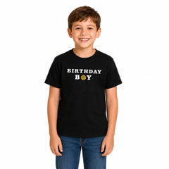 Birthday Boy Family Matching Round Neck T-Shirts For Son - (170 GSM) single jersey