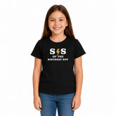 Birthday Boy Family Matching Round Neck T-Shirts For Daughter - (170 GSM) single jersey