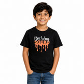 Matching Birthday Squad Family Round Neck T-Shirts For Son - (170 GSM) single jersey