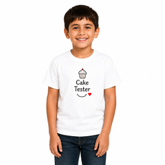Family Birthday Party Round Neck T-Shirts For Son - (170 GSM) single jersey