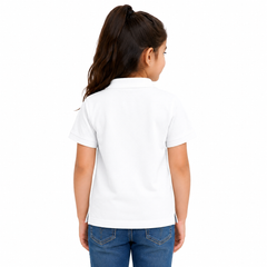 BestyPop Girl’s Plain Polo T-Shirt - 250 GSM