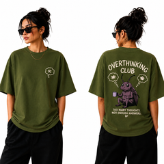 BestyPop Women’s Oversized T-Shirt - Overthinking Club