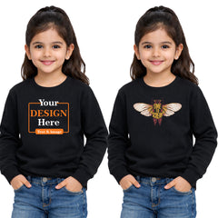 Bestypop Girl Round Neck sweatshirt T-shirt – Customize