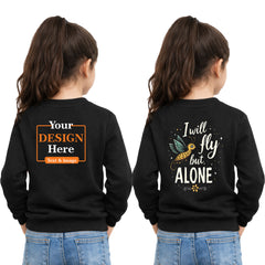 Bestypop Girl Round Neck sweatshirt T-shirt – Customize