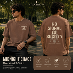 BestyPop Men’s Oversized T-Shirt - Disconnected By Choice