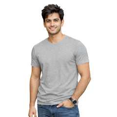 BestyPop Men’s Plain Round Neck T-Shirt