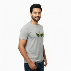 BestyPop Men’s Graphic Print Round Neck T-Shirt- Murugan (170 GSM single jersey)