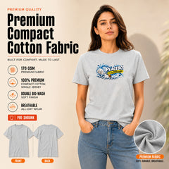 Freethinker | Arif Women's Placebo Neck T-Shirt - (170 GSM single jersey)