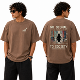 BestyPop Men’s Oversized T-Shirt - No Signal