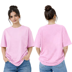 BestyPop Women’s Oversized Plain T-Shirt