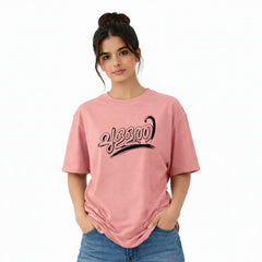 BestyPop Crew Neck oversized t-shirt - ചുള്ളത്തി(225 GSM heavyweight fabric)