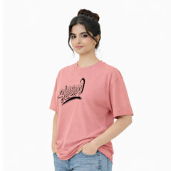 BestyPop Crew Neck oversized t-shirt - ചുള്ളത്തി(225 GSM heavyweight fabric)